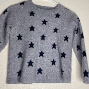 Gris con estrellas 100% CASHMERE